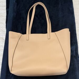 Zara Tan Nude Colour Tote Bag - NWOT